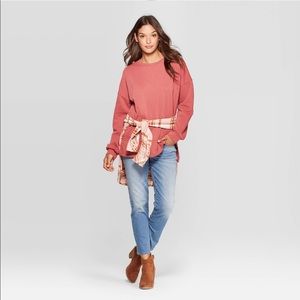 Universal Thread Crewneck Fleece Tunic sz medium✨